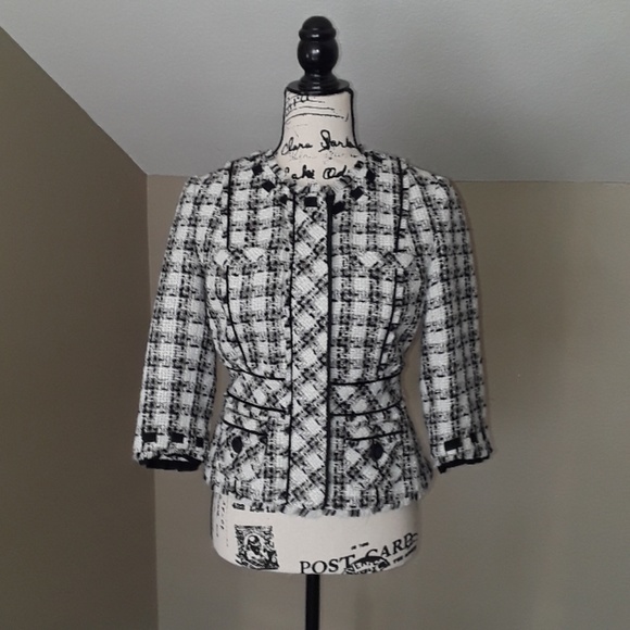🥳HP🥳 Anthropologie Elevenses Tweed Jacket - Picture 5 of 15